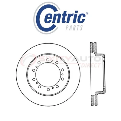 Centric Disc Brake Rotor for 1996-2002 Isuzu FVR 7.1L 7.8L L6 - Kit Set sq Foto 1 de 4