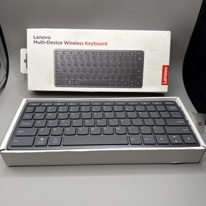 Lenovo - Multi-Device Wireless Keyboard - Luna Gray - Picture 1 of 2