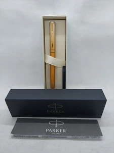 Parker Vector XL Gelbgold Fade Füllfederhalter feine Feder mit Goldrand - Bild 1 von 12