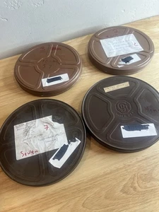 4 Reels Vintage Mm Film - unknown content-R45-225 - Picture 1 of 4