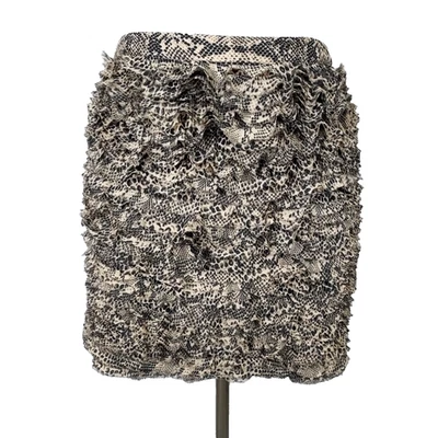 MICHAEL Michael Kors Womens size 12 Snake Print Tiered Ruffled Skirt NWT - Image 1 of 4