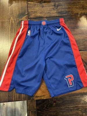 Шорты Nike NBA Detroit Pistons Swingman Icon молодежные большие - Изображение 1 из 2