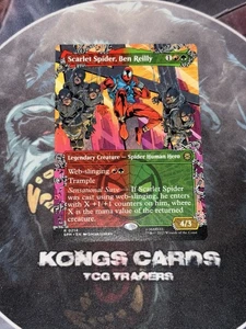 Magic The Gathering Scarlet Spider, Ben Reily 2014 SIN LÁMINA Sin Fronteras Raro - Imagen 1 de 1