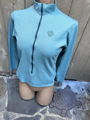 Camiseta deportiva de ciclismo Cannondale VERDE manga larga 3/4 cremallera - para mujer talla S Foto 1 de 4