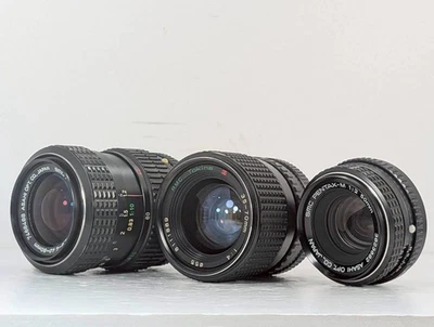 [Exc+5] 3 Lens set PENTAX-M 40-80mm f2.8-4 + 50mm f2 + RMC Tokina 35-70mm f4 JPN - Image 1 of 4