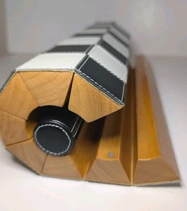 Umbra Rolz Dama Gioco Set Gioco da Tavolo in Pelle Gioco da Viaggio con Conservazione Magnetica - Foto 1 di 11
