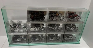 Harley-Davidson DeAgostini 1/24 Premium Collection 12 Bikes Display Set - Picture 1 of 12