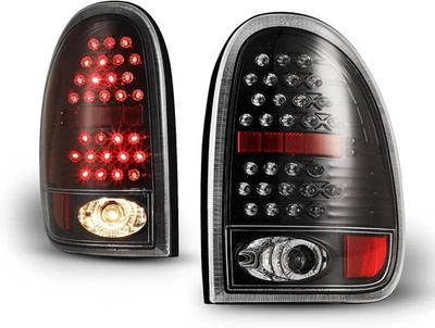 LED Tail Lights for 1998-2003 Dodge Durango 96-00 Caravan Clear Lens Tail Lamps - Image 1 of 4