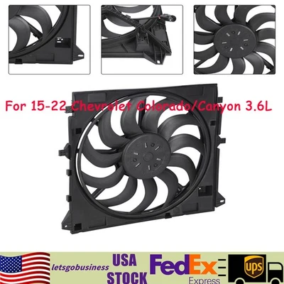 Radiator Cooling Fan for 2015-2022 Chevrolet Colorado GMC Canyon 3.6L 84188461 — 第 1/4 张图片