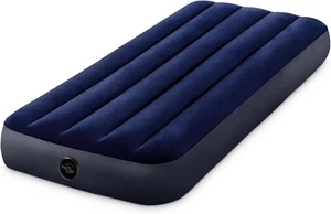 Intex 64756 - Materasso Gonfiabile Dura-Beam Classic Downy Singolo, PVC, Blu, 76 - Imagen 1 de 7