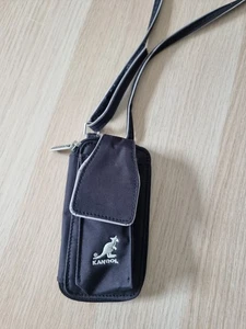 Cartera Bandolera Kangol Vintage Y2k Negra - Imagen 1 de 6