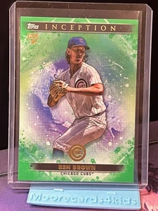 2024 Topps Inception - Ben Brown #82 Green (RC) - Picture 1 of 2