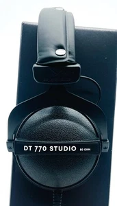 Beyerdynamic DT 770 Studio 80 Ohms Professional Studio Headphones - Black/Gray - Picture 1 of 8