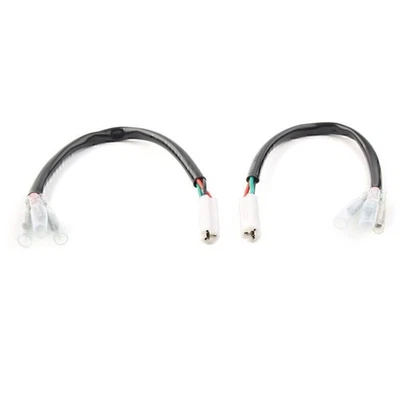 Arnés divisor de señal de giro delantero de 3 hilos adaptador Y Fit Yamaha R1 R3 R6 FZ07 FZ1 Foto 1 de 4