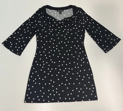 Polka Dot Women’s Dress Size Small White House/Black Market - Imagem 1 de 4