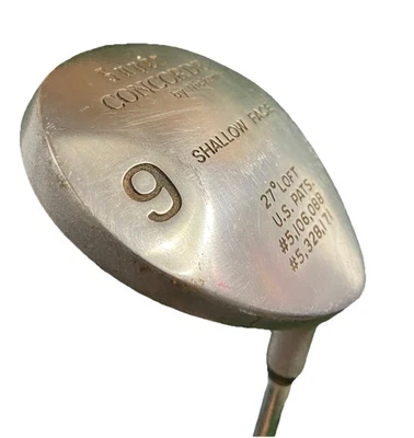 Nickent Super Concorde Shallow Face 9 Wood 27* Regular Steel 40" RH New Mid Grip - Image 1 of 4