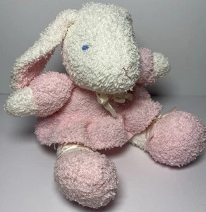 Prestige Belly Flops Ballerina Pink Tutu Bunny Blue Eyes Terry Cloth 9” Plush - Picture 1 of 9