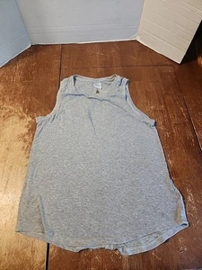 Athleta Racerback Tank Top Size S Gray Sleeveless Workout Gym Soft Stretch  - Picture 1 of 5