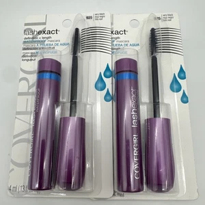 Covergirl Lash Exact Waterproof Mascara 4ml / 0.13oz New 2PK-- 925 Very Black - Picture 1 of 2