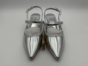 Rag & Co Womens ABLOOM Kitten Heel Slingback Sandals Size 7 - Foto 1 di 6