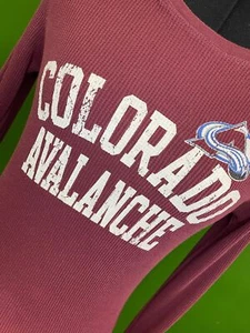 NHL Colorado Avalanche Waffle Fabric L/S T-Shirt Women's Large - Picture 1 of 3