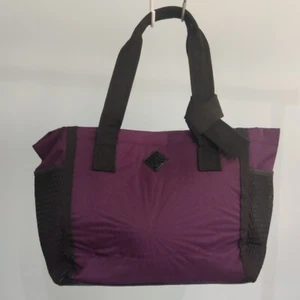 Simply Vera Wang purple tote bag, 11" by 13" by 4.5" - Picture 1 of 5