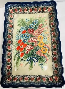 Nuevo Unikat 3263 Boleslawiec Summer’s Grateful Heart*Cazuela de cerámica polaca* - Imagen 1 de 6