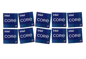 10 sztuk Naklejka na CORE i7 11. generacji Skylake Logo Naklejka 18mm x 18mm generacja - Zdjęcie 1 z 1
