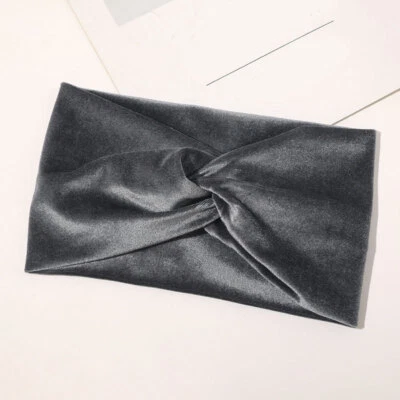 Elastic Stretch Knot Headbands Head wrap For Women Twist Cross Knotted Hairband@ - Image 1 of 4