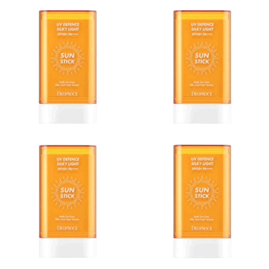 Deoproce UV Defence Silky Light Sun Stick SPF50+ PA++++ 19g*4Pcs / FREE SHIPPING - Image 1 of 1