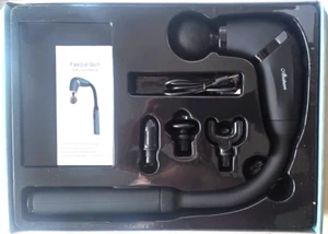 Massagepistole Tiefengewebe mit verlängertem Griff, Rückenmassagegerät zur Schmerzlinderung tief - Bild 1 von 10