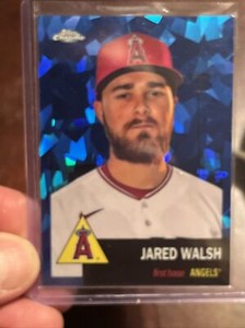 2022 Chrome Platinum Anniversary #66 JARED WALSH Blue Atomic Refractor, #d /100