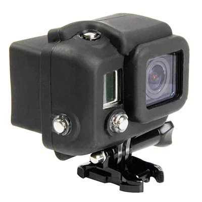 XAiOX Custodia Protettiva Antiurto Antigraffio GoPro 1, 2, 3, 4, HD, Hero in Nero