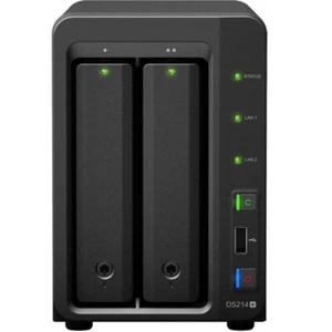 Synology DiskStation DS214+ DDR3 1GB 2x 1,33 GHz 2x BAY NAS - Bild 1 von 5