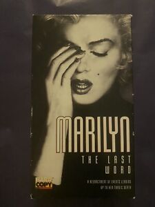 Marilyn Monroe - The Last Word (VHS, 1994) pre-owned perfect original owner