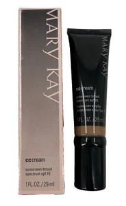 Mary Kay CC Cream Sunscreen Broad Spectrum SPF 15 - Deep - Exp 03/22 - NIB - Picture 1 of 6