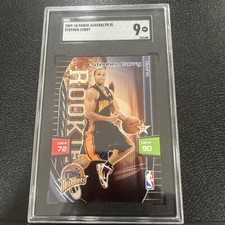 2009-10 - Panini Adrenalyn XL - STEPHEN CURRY - Rookie - SGC MINT 9