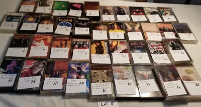 Cassette Tape Rock Def Leppard Skid Row Van Halen Joan Jett 70s 80s U Choice #8 - Image 1 of 4