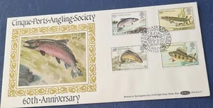 1983 GB British River Fish Benham BOCS(2)17 FDC Cinque Ports Angling Soc Hythe d - Picture 1 of 1
