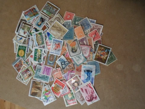 Collection lot 200 different stamps of Austria - packet A Cover