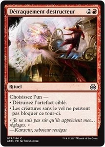 MTG Magic AER - (x4) Destructive Tampering/Détraquement destructeur, French/VF - Picture 1 of 1
