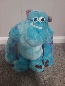 Disney Pixar Monsters Inc Sully Plush 14" Sullivan Blue Soft Stuffed Animal Doll - Picture 1 of 7