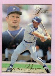 1993 Flair George Brett #213 Kansas City Royals (XV)