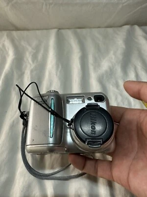 Silver Nikon COOLPIX 4300 4.0MP Digital Camera Untested Sold As Is - Image 1 of 4