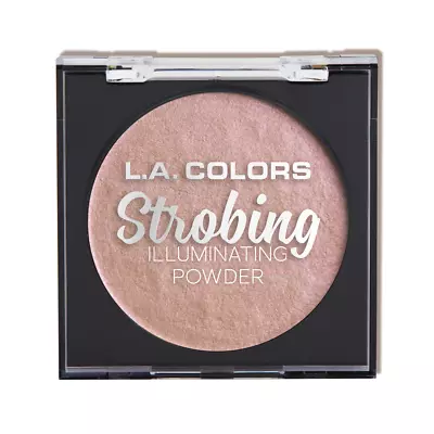 L.A. COLORS Strobing Illuminating Powder - Wet or Dry - CSP524 *FLASHING PINK* - Image 1 of 2