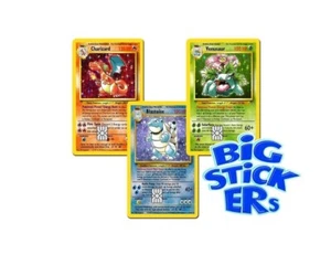 Tarjeta de Crédito INTELIGENTE Pegatina Recubrimiento Cubierta Pokemonstar Charizard, Blastoise, Venusaur. - Imagen 1 de 19