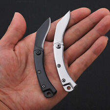 Mini Pocket Knife Stainless Steel Folding Keychain Pendant Blade Cutter Outdoor