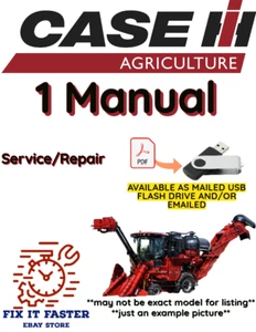 CASE IH ZUCKERROHR A8800MR HARVESTER HANDBUCH SERVICE REPARATUR PDF USB - Bild 1 von 2