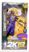 LEBRON JAMES NBA 2K19 FIGURE x McFarlane LA LAKERS RARE 20th ANNIV NTWRK Toy