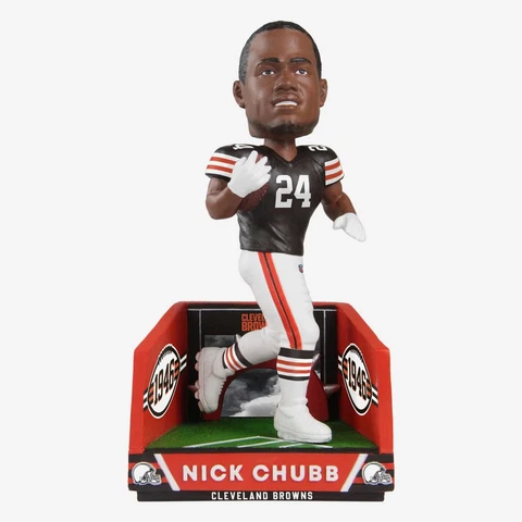 Nick Chubb Cleveland Browns Tunnel Entrance Bobblehead NFL Football Cover